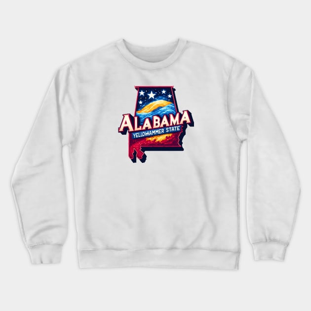 Alabama Lover Crewneck Sweatshirt by Americansports